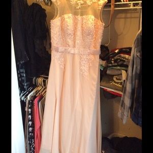 Beautiful handmade blush pink dress. Plus size