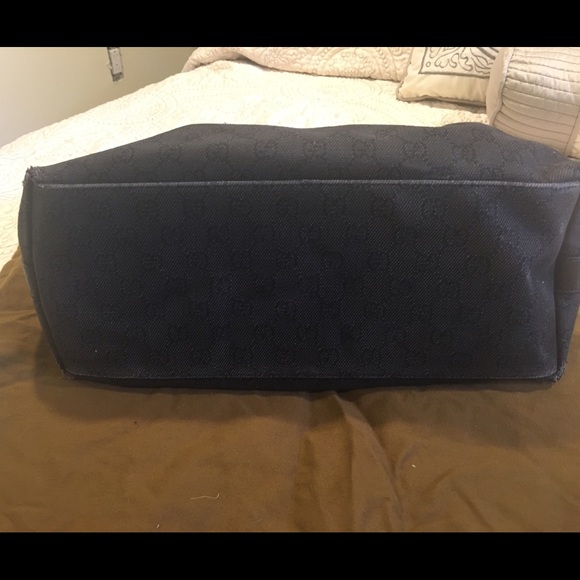 🎉SOLD on Tradesy🎉 Gucci Canvas and Leather Hobo - Picture 2 of 4