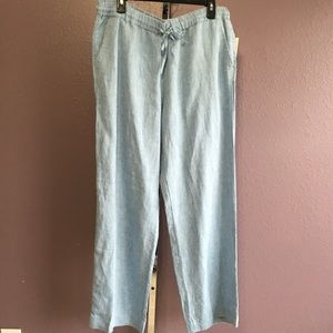 Charter Club Luxe Linen Pants.