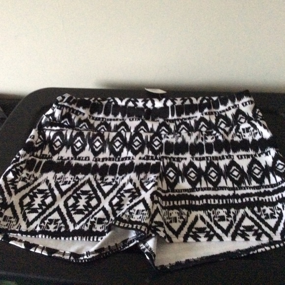 Plus size tribal shorts