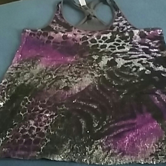 Sparkly tank top