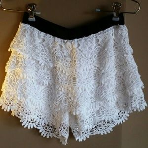 Miss Me Crochet Lace Shorts