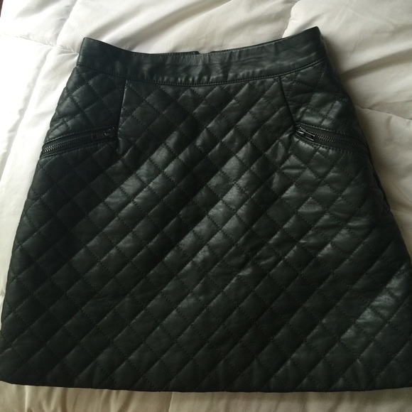 Top shop Dark green pleated skirt