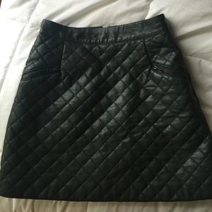 Top shop Dark green pleated skirt