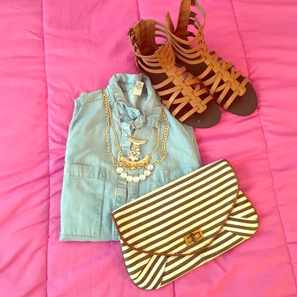 Forever 21 Chambray Shirt Dress