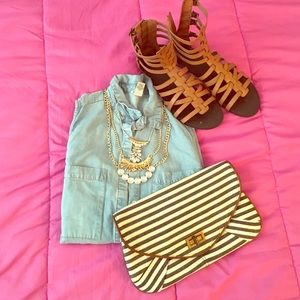 Forever 21 Chambray Shirt Dress