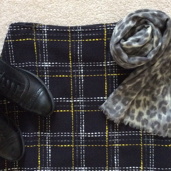 Window-pane check skirt - Picture 1 of 2