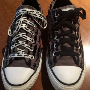 Mustache Converse Sneakers