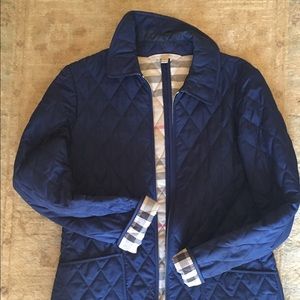 Burberry Brit Zip Quilted Jacket
