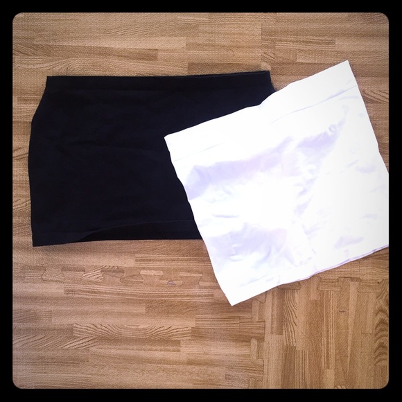 Belly bands, black and white