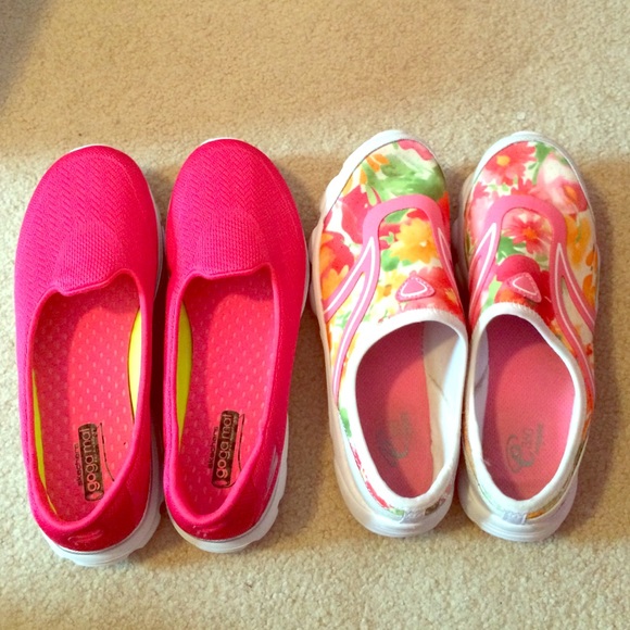 2 pink spring shoes!