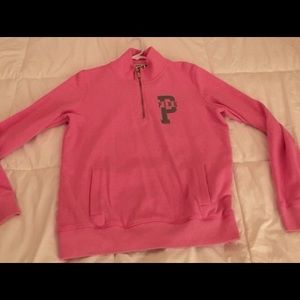 Victoria Secret PINK half zip sweatshirt