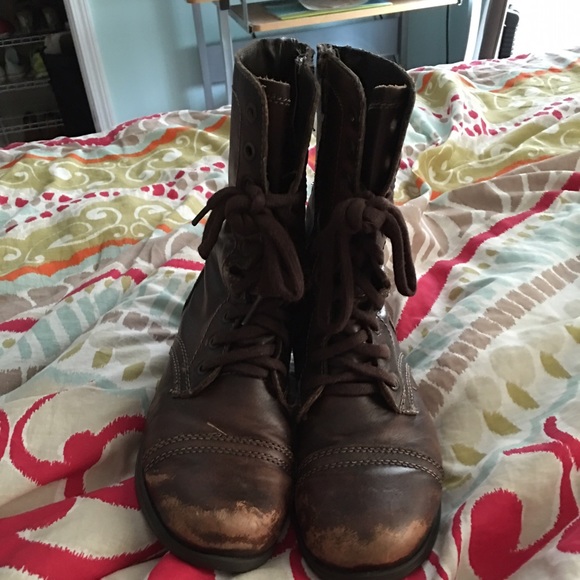 Steve Madden combat boots