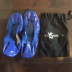 Yosi Samra patten leather flats