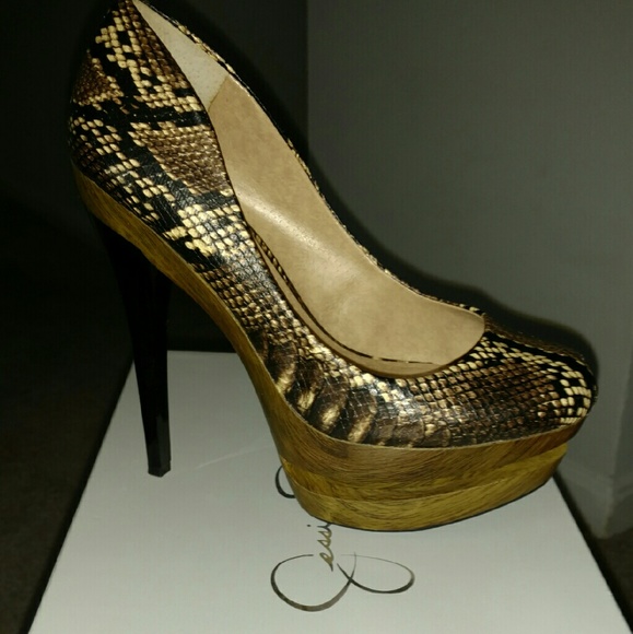 Jessica Simpson Faux Snakeskin