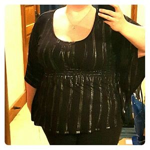 Flash Sale! M-Fasis Plus Size Batwing Dressy Top