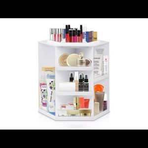 New DIY Spinning Makeup Storage Organizer