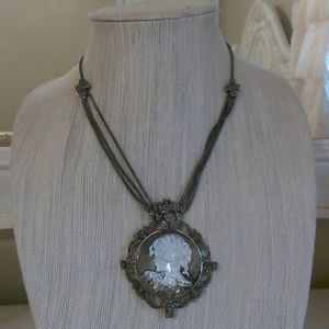 Cameo inspired necklace