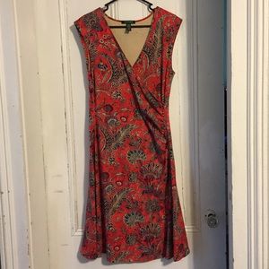 Ralph Lauren red dress