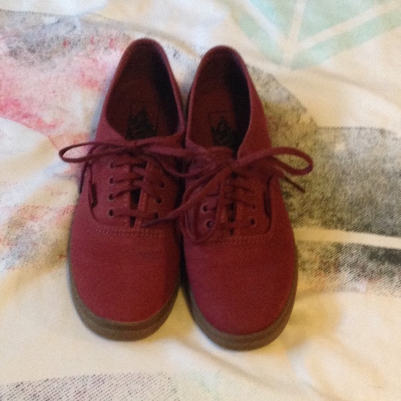 Maroon Vans