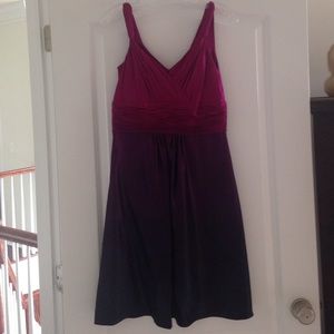 Ann Taylor silk knee length cocktail dress