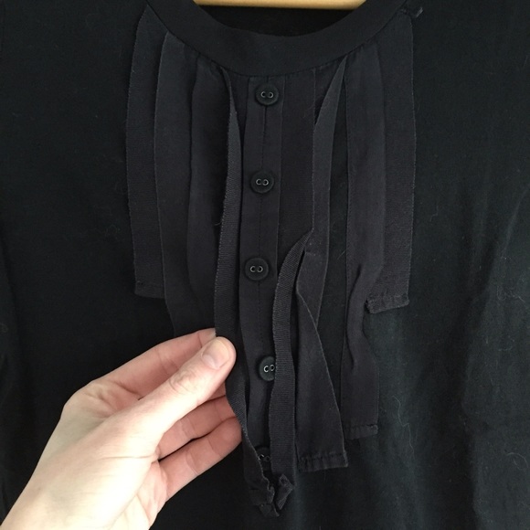 SOLD GAP Ribbon Ruffle Top - Picture 2 of 4