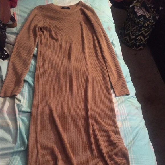 Maxi ribbed dress