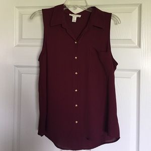 Burgundy Top