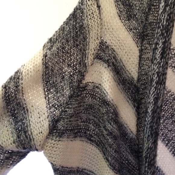 Oversized striped cardigan - Picture 2 of 4