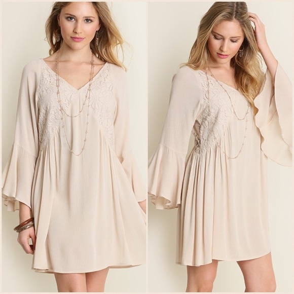 Girl Next Door Peasant Dress L - Picture 2 of 3