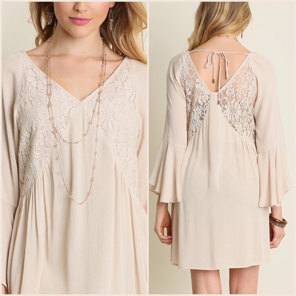 Girl Next Door Peasant Dress L - Picture 3 of 3