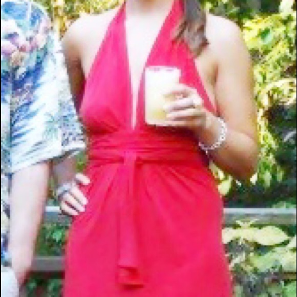 Strappy Red Dress from Victoria's Secret