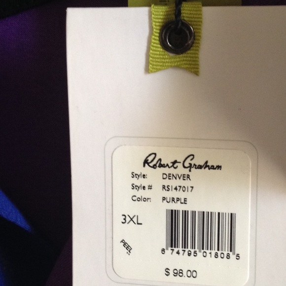 Robert Graham polo purple