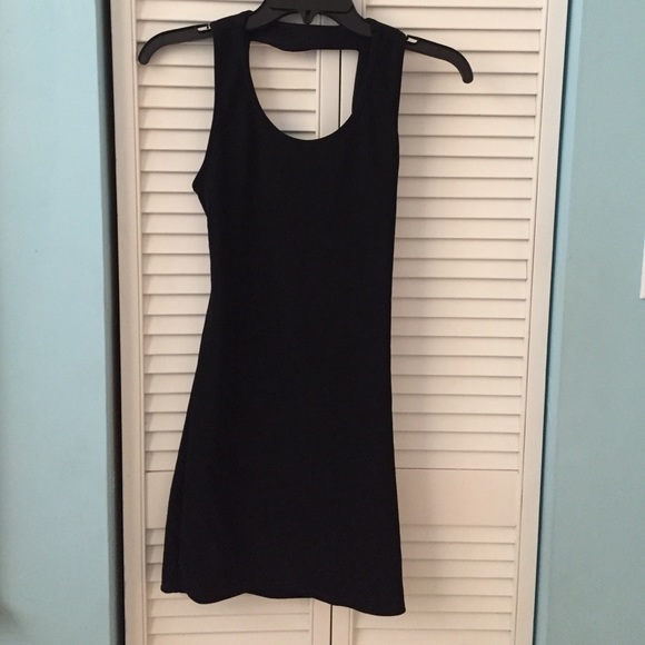 Tight little black dress