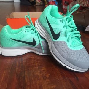 Teal and Grey Nike Pegasus