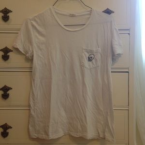 Brandy Melville Skull Pocket Shirt