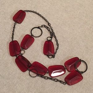 Burgundy Necklace