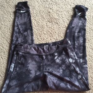 Grey and Black patterned Champion Leggings