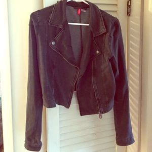 Cotton '''moto" style jacket