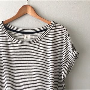 Lou & Grey Striped Hi-Low Tee
