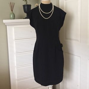 Bebe black lined dress