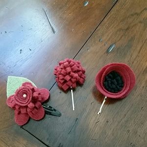 Set of 3 Girl's Hair Pins