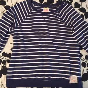 Navy and white stripped sweater