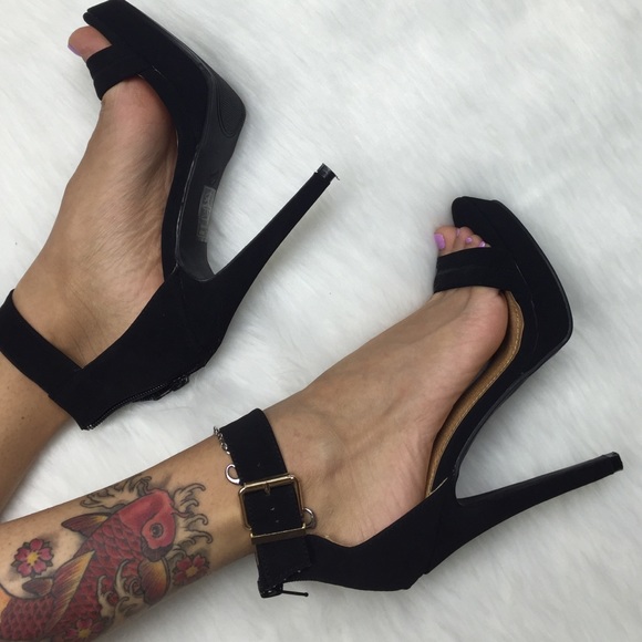 ▪️•HP•Black|Open Toed Heels▪️ - Picture 3 of 3