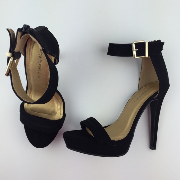 ▪️•HP•Black|Open Toed Heels▪️ - Picture 2 of 3