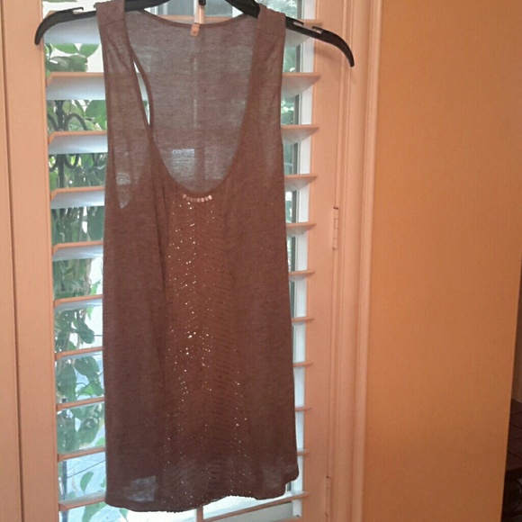 Sparkles gray tank top - Picture 2 of 2