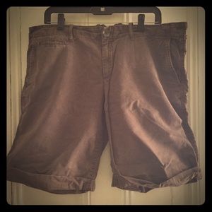 Olive green Gap Bermuda shorts