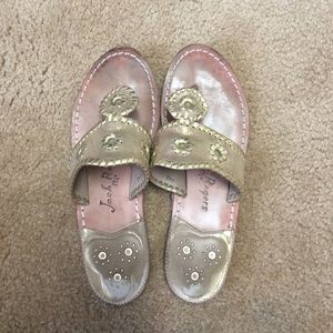 Gold Stardust Jack Rogers