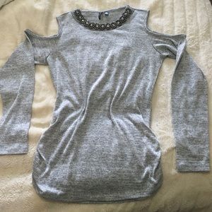 Heart and soul long sleeve grey