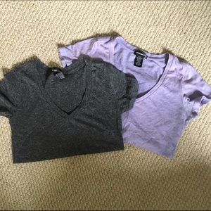 Wet seal v necks